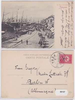 89107 Ak Le Port et les Quais Smyrne Izmir 1919