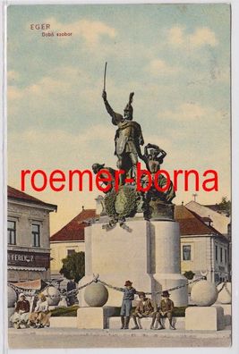 81863 Ak Eger Erlau in Ungarn Dobó Szobor Kriegerdenkmal 1910
