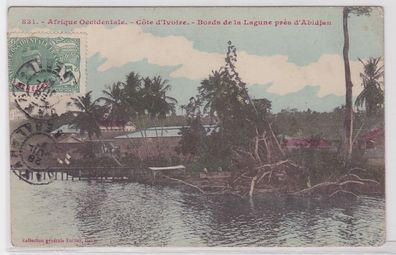 03468 Ak Côte d?Ivoire (Elfenbeinküste) Bords de la Lagune près d´Abidjan 1915