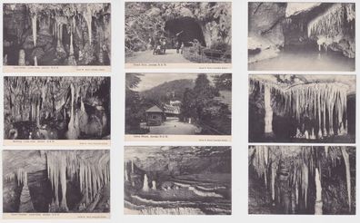 82641/9 Ak Jenolan N.S.W. Australien Höhlenansichten 1914