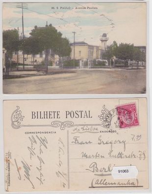 91063 Ak Sao Paulo Brasilien Avenida Paulista 1910