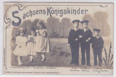 86622 Ak Sachsens Königskinder 1905