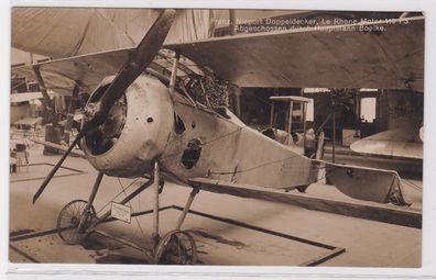 83078 Foto Ak Französ. Nieport Doppeldecker abgeschossen durch Boelke um 1915