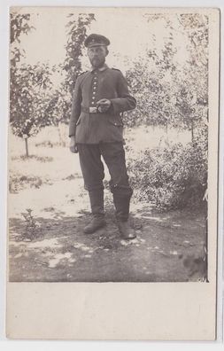 84802 Foto Ak Soldat der Feldfliegerabteilung 34 Mazedonien um 1915
