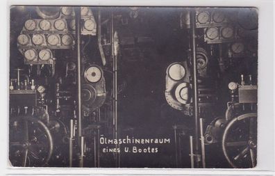 92468 Foto Ak Ölmaschinenraum eines U-Bootes um 1920