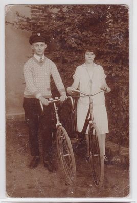 88923 Foto Ak Radfahrer des deutschen Turnerbund um 1920