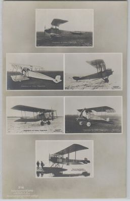 98508 Ak Kampf Flugzeuge im 1. Weltkrieg um 1915