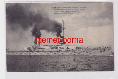84959 Ak S.M. Linienschiff Prinzregent Luitpold 1916