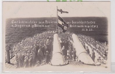 86136 Foto Ak Gedächtnisfeier am Skagerrack 11.4.1923