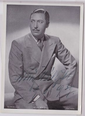 78782 Autograph Foto Deutscher Schauspieler Willy Birgel 1939