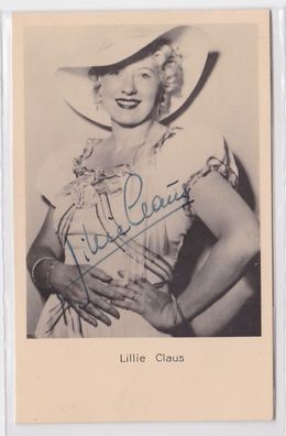 84137 Autograph Karte Deutsche Schauspielerin Lillie Claus um 1939