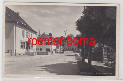 32592 Ak Pfullendorf Hindenburgstrasse mit Postamt 1942