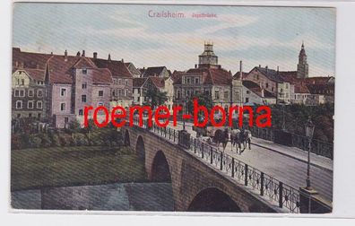 68352 Ak Crailsheim Jagstbrücke 1910