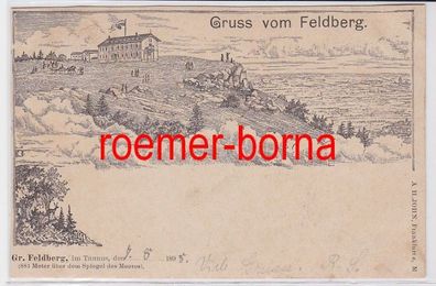 81774 Ak Gruss vom Feldberg im Taunus 1898
