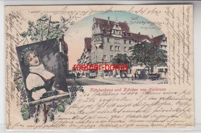 82043 Ak Kätchenhaus und Kätchen von Heilbronn 1906