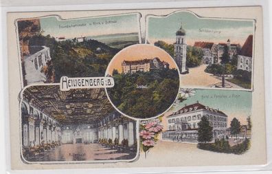 91317 AK Heiligenberg i.B. - Schlosseingang, Schloss, Hotel & Pension zur Post