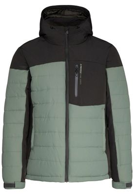 Protest Herren Skijacke Snowboardjacke Mount 20 Grün Schwarz