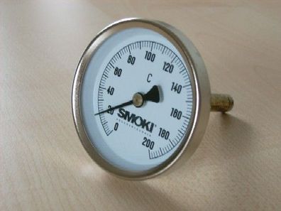 SMOKI - Räuchertechnik SMOKI- Thermometer 0-200°C mit Montagezubehör