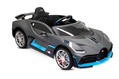Kidcars Bugatti Divo Kinder Elektro Auto metallic Lack 2x35W 12V 7Ah 2.4G RC
