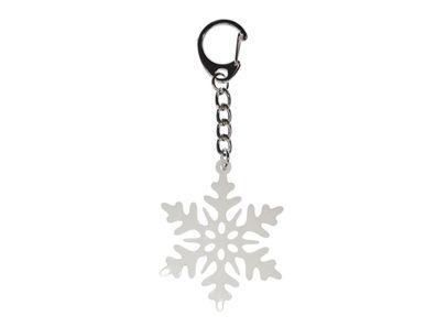 Schneeflocke Schlüsselanhänger Miniblings Anhänger Schlüsselring Eisblume Winter