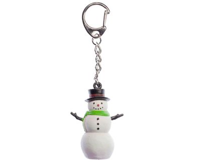 Schneemann Schlüsselanhänger Miniblings Anhänger Schlüsselring Weihnachten
