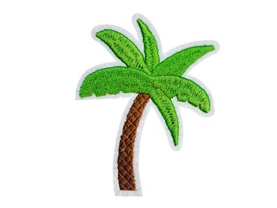 Palme Bügelbild Aufnäher Aufbügler Miniblings Tropen Baum Palmen tropisch Urlaub