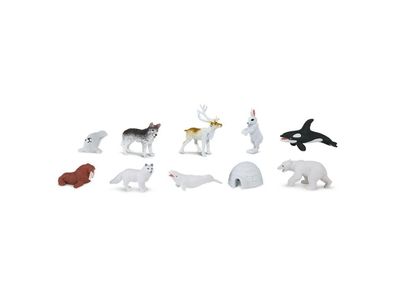 8x Alaska Set Iglu Eisbär Figuren Arktis Tiere Miniblings Figuren Rentier Fuchs