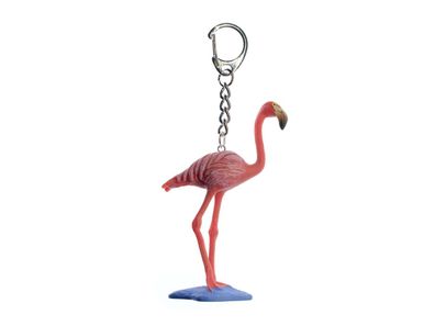 Flamingo Schlüsselanhänger Miniblings Anhänger Schlüsselring Sommer Party rosa