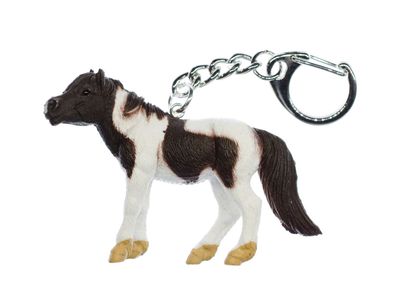 Pferd Schlüsselanhänger Miniblings Schlüsselring Pinto Pony Island Pferde Hof