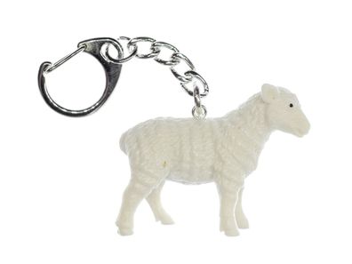 Lamm Schlüsselanhänger Miniblings Schlüsselring Schaf Lämmchen Bauernhof Tiere
