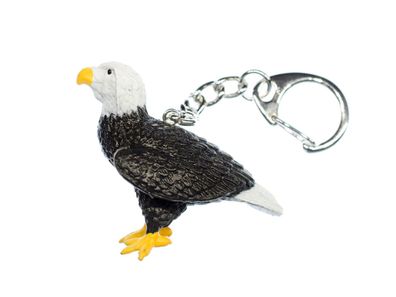 Adler Schlüsselanhänger Miniblings Schlüsselring USA Weißkopfseeadler Kanada