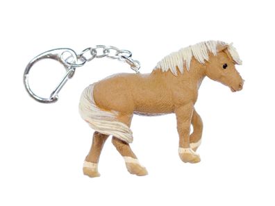 Haflinger Schlüsselanhänger Pferd Miniblings Schlüsselring Reiten Huftier Pony