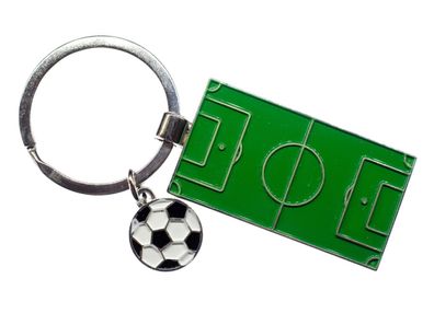 Fußballfeld Schlüsselanhänger Miniblings Anhänger Schlüsselring Kicker Fußball