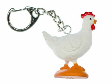Huhn Schlüsselanhänger Miniblings Schlüsselring Hahn Bauernhof Ostern Hühner