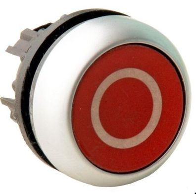 Betätigungselement Drucktaster rot Symbol "O" Möller/ Eaton, Serie: M22-D-R-X0, 1St