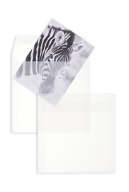 100 Transparente Briefumschläge im Format 160 x 160 mm mit Haftklebung