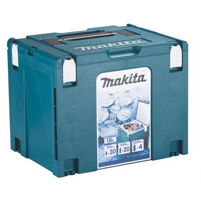 Makita Makpac 4 Koffer Kühlbox 18l Volumen mit Isolierauskleidung 198253-4
