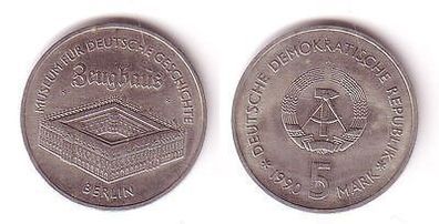 DDR Gedenk Münze 5 Mark Berlin Zeughaus 1990 (110394)