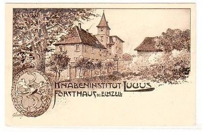 65691 Ak Knabeninstitut Lucius Forsthaus bei Echzell um 1920
