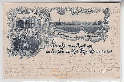 65082 Mehrbild Ak Gruss aus Hartmannsdorf 1898