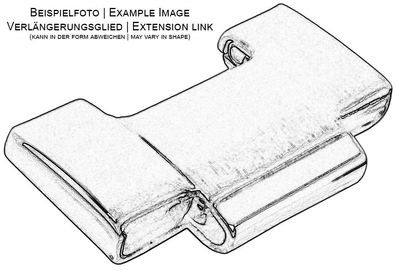 Casio Ersatzglied | Bandglied aus Edelstahl für Edifice EFA-135D