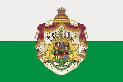 Fahne Flagge Königreich Sachsen großes Wappen Premiumqualität