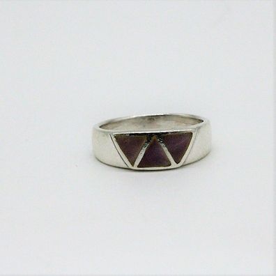 Rosen Quartz Silber Ring