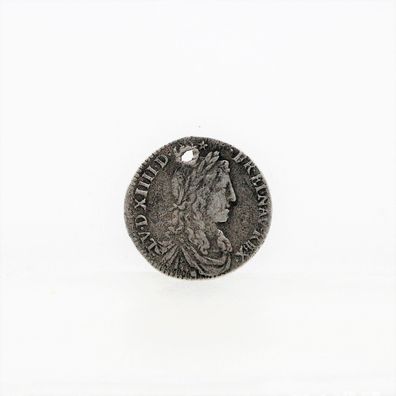 1/2 Ecu 1664 Rennes Frankreich Silbermünze König Louis XIV