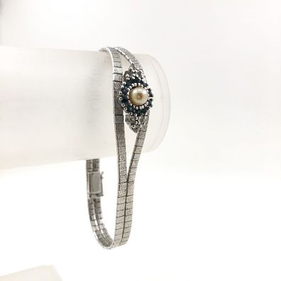 Armband Damen Silber 925 satinert 20 cm