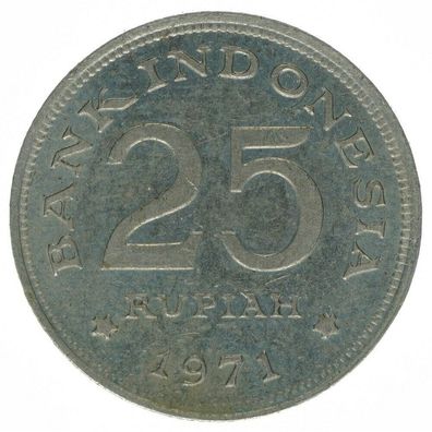 Indonesien 25 Rupiah 1971 A56738
