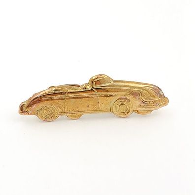 Vintage Krawattenhalter "Cabrio Oldtimer" - vergoldet