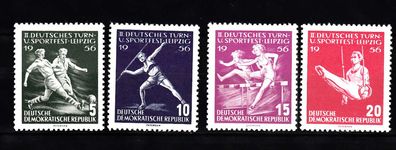 DDR 1956 Turn-und Sportfest MiNr. 530-33, postfrisch