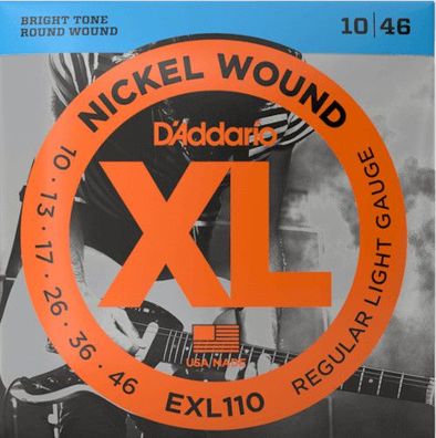 D'Addario EXL110 - regular light (010-046) - Saiten für E-Gitarre