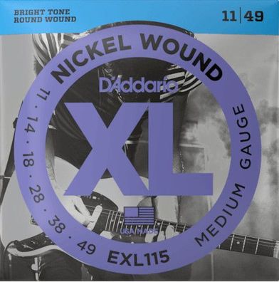 D'Addario EXL115 - medium / Blues-Jazz Rock (011-049) - Saiten für E-Gitarre